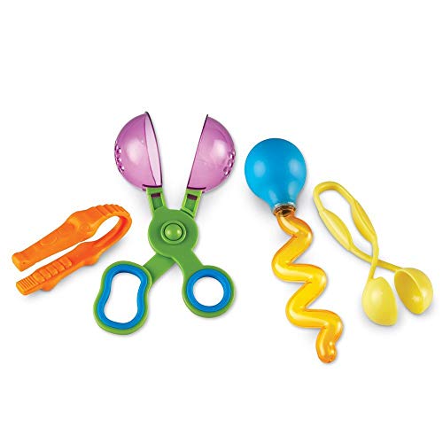Product Cover Learning Resources Helping Hands Fine Motor Tool Set Toy, 4 Classic Pieces, Ages 3+