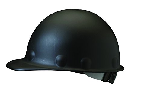 Product Cover Fibre-Metal Hard Hat Injection Molded Roughneck Fiberglass with 8-Point Ratchet Suspension, Black