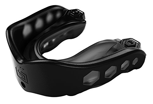Product Cover Shock Doctor Gel Max Convertible Mouth Guard, Black, Adult