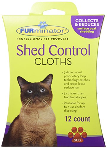Product Cover FURminator Cat Shed Control Cloths, 12-Count