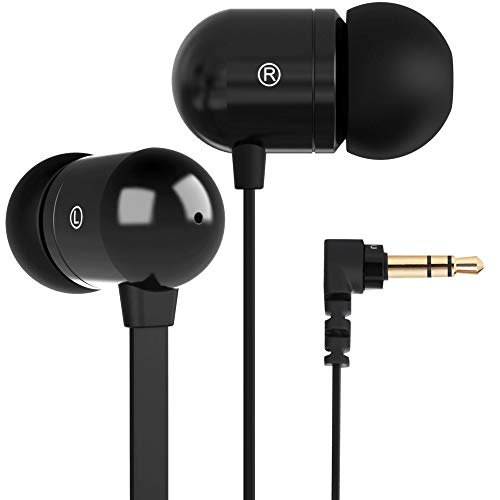 Product Cover Betron B750s Earphones Headphones, High Definition, in-Ear, Tangle Free, Noise Isolating, Heavy Deep Bass for iPhone, iPod, iPad, MP3 Players, Samsung Galaxy, Nokia, HTC, Nexus, BlackBerry etc