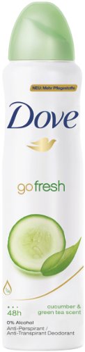 Product Cover Dove Go Fresh Cucumber & Green Tea Deodorant 48h Spray 150 ml / 5 fl oz (6-Pack)