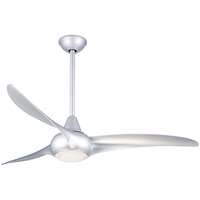 Product Cover Minka-Aire F844-SL Protruding Mount, 3 Silver Blades Ceiling fan with 65 watts light, Silver