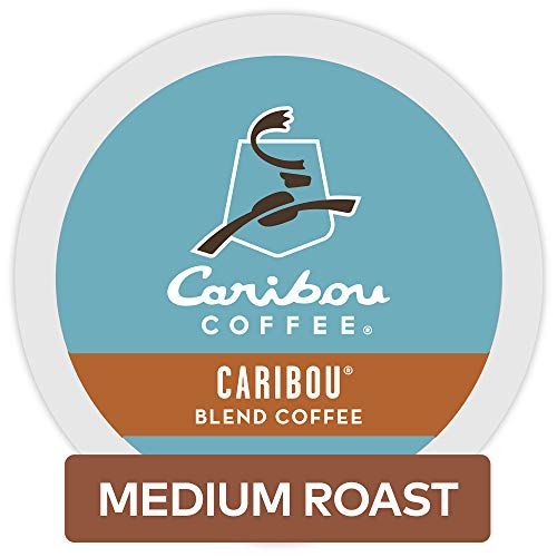 Product Cover Caribou Coffee Caribou Blend, Single Serve Coffee K-Cup Pod, Medium Roast, 12 count, Pack of 6