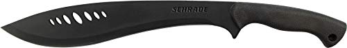 Product Cover Schrade SCHKM1 19.7in Kukri Machete with 13.3in Stainless Steel Blade and Safe-T-Grip Handle for Outdoor Survival, Camping and Bushcraft