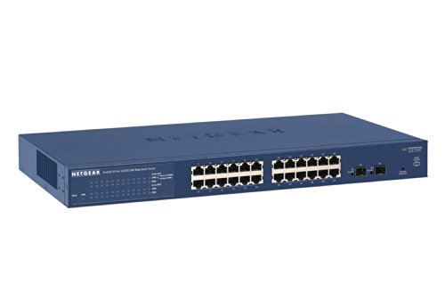 Product Cover NETGEAR 24-Port Gigabit Ethernet Smart Managed Pro Switch (GS724Tv4) - with 2 x 1G SFP, Desktop/Rackmount, and ProSAFE Limited Lifetime Protection