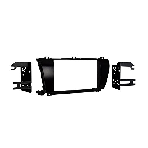 Product Cover Metra 95-8245CHG High Gloss Double DIN Dash Kit for Toyota Corolla 2014- (Charcoal)