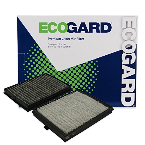 Product Cover ECOGARD XC35509C Premium Cabin Air Filter with Activated Carbon Odor Eliminator Fits BMW 528i 1997-2000, 530i 2001-2003, 525i 2001-2003, 540i 1997-2003, M5 2000-2003