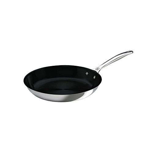 Product Cover Le Creuset Tri-Ply Stainless Steel Nonstick Frying Pan, 10-Inch