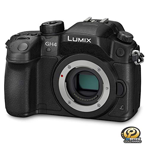 Product Cover PANASONIC LUMIX GH4 Body 4K Mirrorless Camera, 16 Megapixels, 3 Inch Touch LCD, DMC-GH4KBODY (USA Black)
