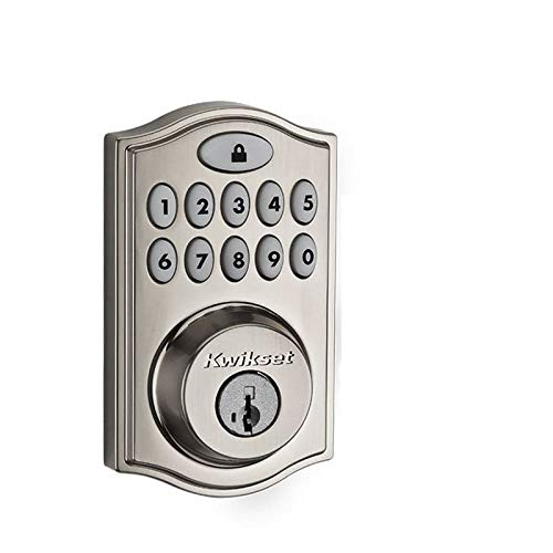 Product Cover Kwikset SmartCode 914 Z-Wave Deadbolt with Home Connect, Satin Nickel