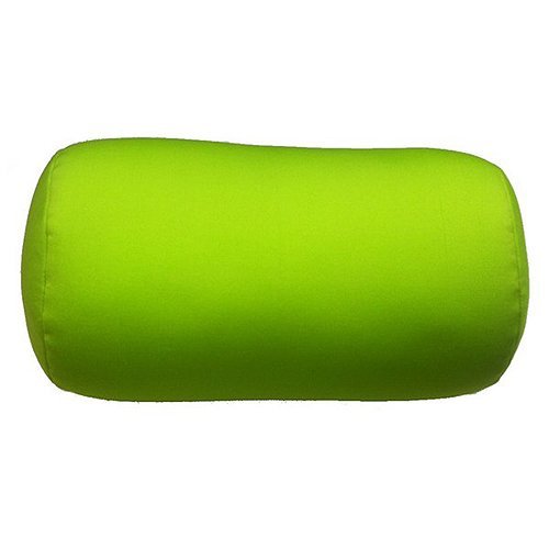 Product Cover Cushie Pillows 7 inches x 12 inches Microbead Bolster Squishy/Flexible/Extremely Comfortable Roll Pillow - Lime
