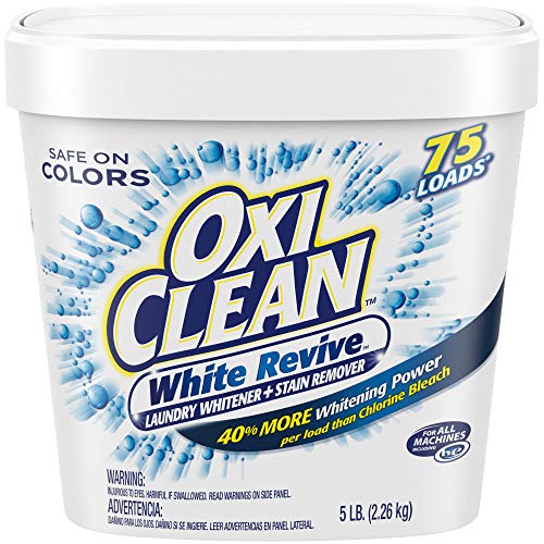 Product Cover OxiClean White Revive Laundry Whitener + Stain Remover, 5 Pound