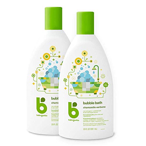 Product Cover Babyganics Bubble Bath, Chamomile Verbena, 20oz, 2 Pack, Packaging May Vary