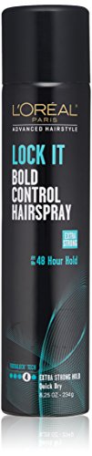 Product Cover L'Oreal Paris Advanced Hairstyle Lock It Bold Control Hairspray 8.25 Ounce