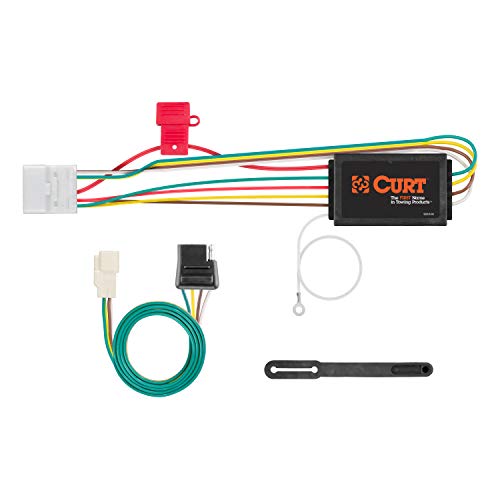 Product Cover CURT 56217 Vehicle-Side Custom 4-Pin Trailer Wiring Harness for Select Toyota Highlander