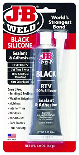 Product Cover J-B Weld 31319 RTV Silicone Sealant and Adhesive - Black - 3 oz.