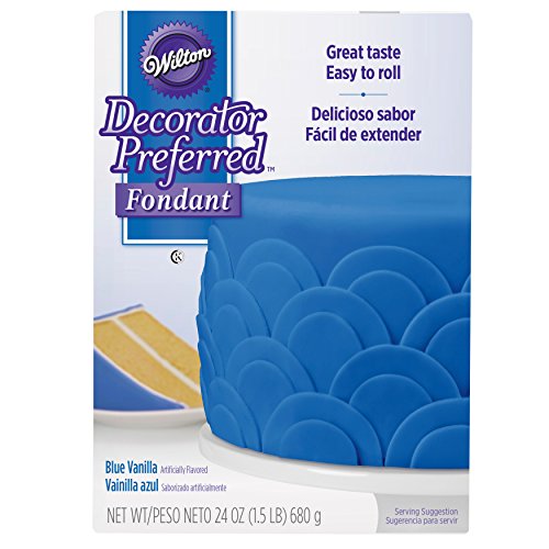 Product Cover Wilton Decorator Preferred Blue Fondant, 24 oz. Fondant Icing