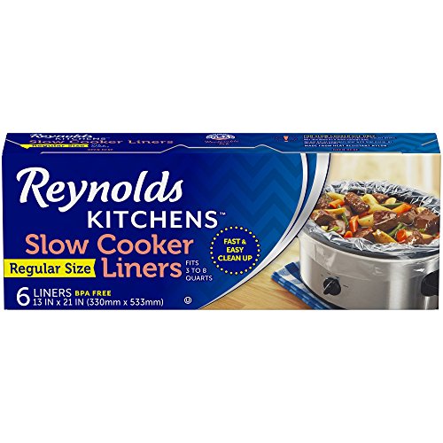 Product Cover Reynolds Kitchens Premium Slow Cooker Liners - 13 x 21 Inch, 6 Count