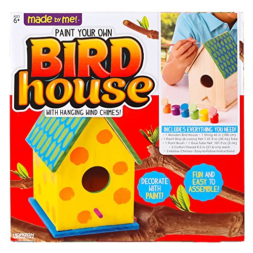 Product Cover Made By Me Bird House with Wind Chime by Horizon Group USA