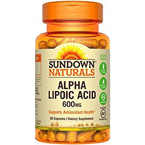 Product Cover Sundown Naturals Super Alpha Lipoic Acid, 600mg, Capsules 60 ea