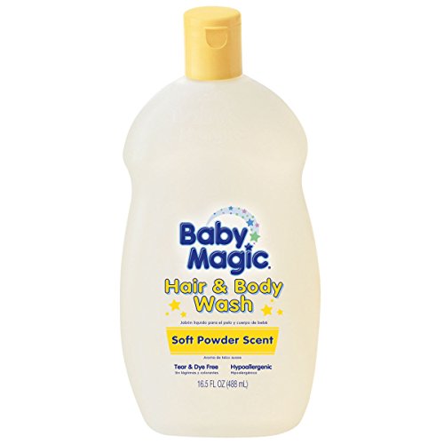 Product Cover Baby Magic Hair And Body Wash 16.5 Ounce Soft Powder Scent (488ml) (2 Pack)