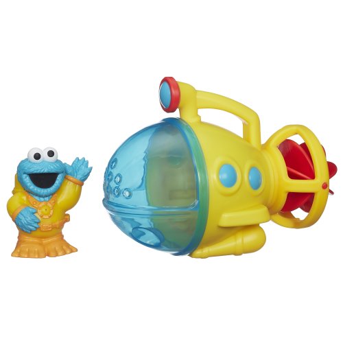Product Cover Sesame Street Cookie Monster Bath Submarine Toy