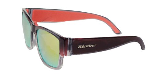 Product Cover BOMBER GOMER-BOMBS 2-TONE SMOKE Frame RED MIRROR Lens 4 base 54mm Sunglasses