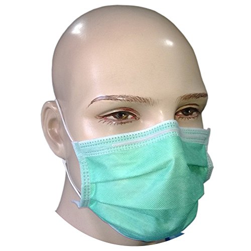 Product Cover Filtra 4-Ply Ear Loop Surgical Face Mask - Green 50 Pcs (BFE > 98%) TT-4GEM