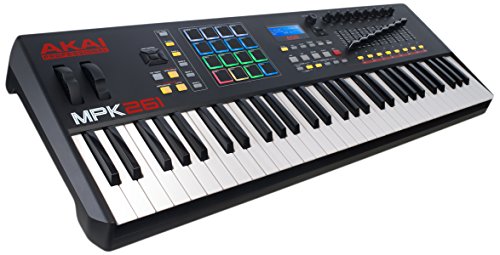 Product Cover Akai Professional MPK261 | 61-Key Semi-Weighted USB MIDI Keyboard Controller Including Core Control From The MPC Workstations