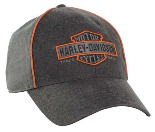 Product Cover HARLEY-DAVIDSON Men's Nostalgic Bar & Shield Baseball Cap BC31380 Black