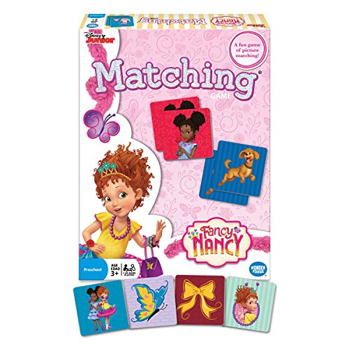 Product Cover Wonder Forge Disney Junior Fancy Nancy Matching Game for Boys & Girls Age 3 to 5 - A Fun & Fast Fancy Memory Game