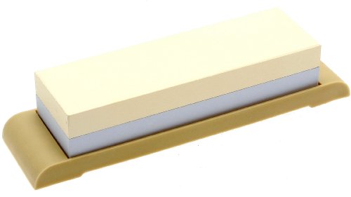 Product Cover Suehiro Japanese Sharpening Stone, Dual-sided #1000 and #3000 Grit with Rubber Base, Compact