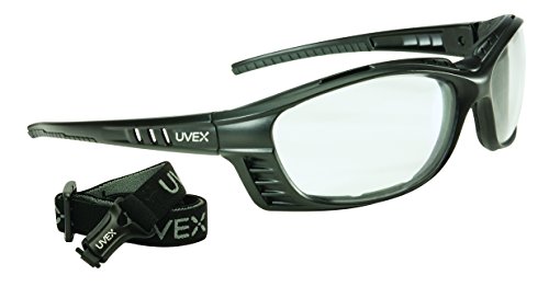 Product Cover UVEX by Honeywell S2600D Uvex Livewire Sealed Safety Eyewear with Matte Black Frame, Clear Lens Tint, Hard Coat Scratch-Resistant and Anti-Fog Lens Coating