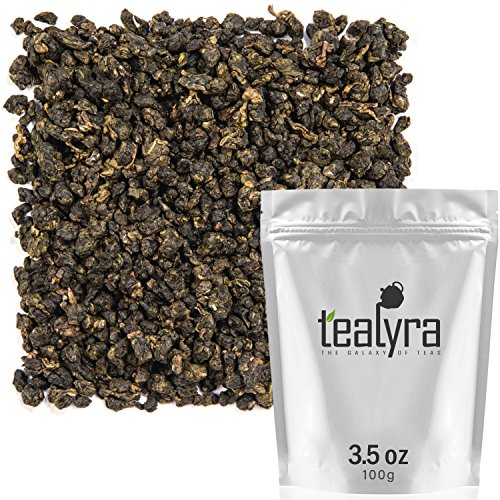 Product Cover Tealyra - Milk Jin Xuan Oolong - High Mountain Taiwanese Loose Leaf Tea - Great Milky Cream Taste and Aroma - Organically Grown - Weight Loss Tea - 100g (3.5-ounce)