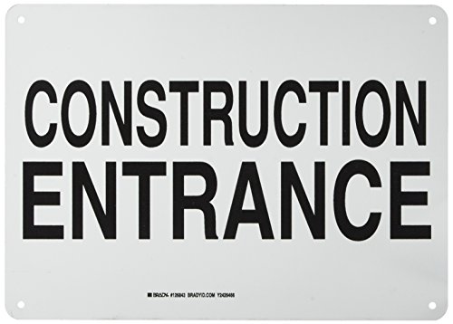 Product Cover Brady 126843 Construction Site Sign, Legend