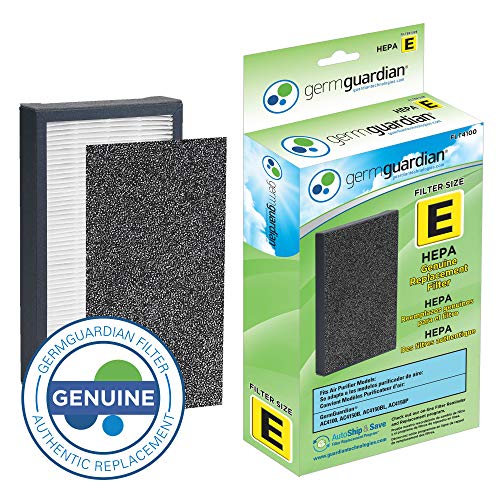 Product Cover GermGuardian Air Purifier  Filter FLT4100 GENUINE HEPA Replacement Filter E for AC4100, AC4100CA AC4150BL, AC4150PCA Germ Guardian Air Purifiers