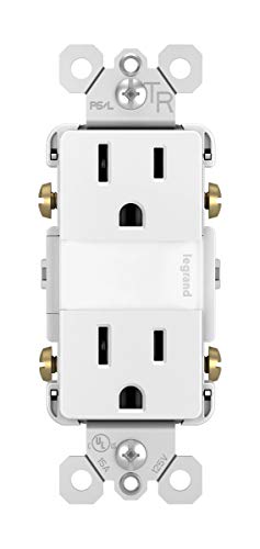Product Cover Legrand - Pass & Seymour NTL885TRWCC6 LED Night Light with One-Touch Adjustable Light Levels and Two 15 Amp Tamper Resistant Electrical Outlet, White