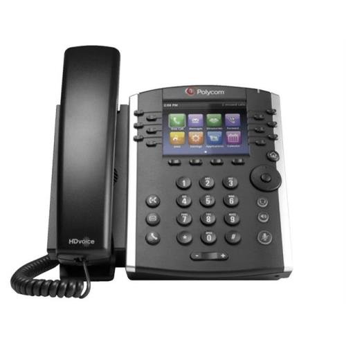 Product Cover Polycom VVX 400 - 12 Line PoE Desktop Phone (Power Supply Not Included)