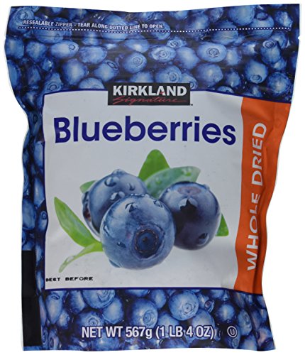 Product Cover Kirkland: Whole Dried Blueberries 20 Oz (3 Pack)