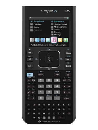 Product Cover Texas Instruments Nspire CX CAS Graphing Calculator, Frustration Free Package