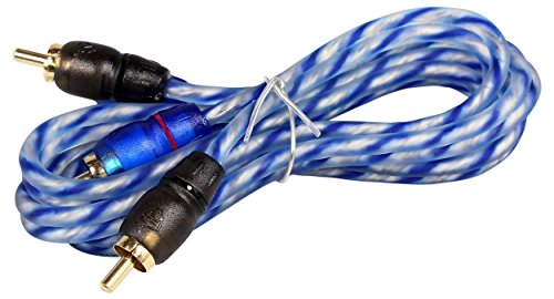 Product Cover Rockville RTR032 3 Foot 2 Channel Twisted Pair RCA Cable Split Pin, 100% Copper