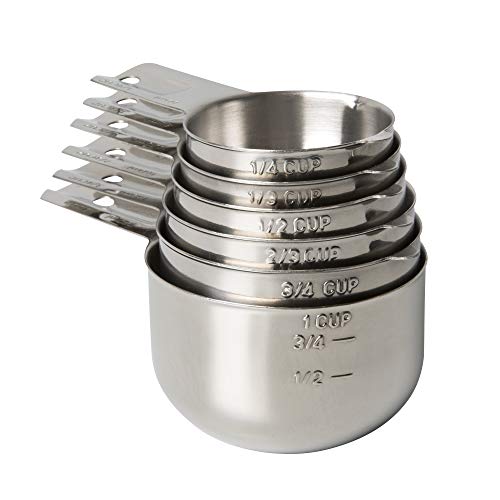 Product Cover KitchenMade Measuring Cups Stainless Steel 6 Piece Stackable Set