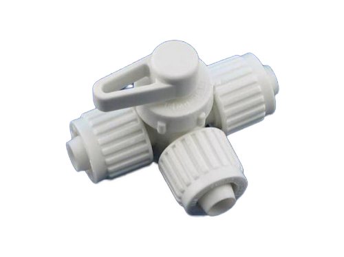 Product Cover Flair-It 16914 Plastic 180 Degree Center Drain Valve, 0.5