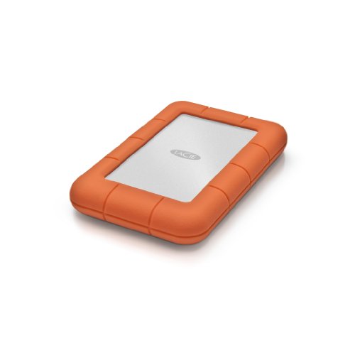 Product Cover LaCie Rugged Mini 2TB External Hard Drive Portable HDD - USB 3.0 USB 2.0 compatible, Drop Shock Dust Rain Resistant Shuttle Drive, for Mac and PC Computer Desktop Workstation PC Laptop (LAC9000298)