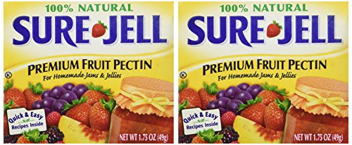 Product Cover Sure Jell Premium Fruit Pectin For Homemade Jams And Jellies, 100% Natural 1.75 oz (2 Packs)