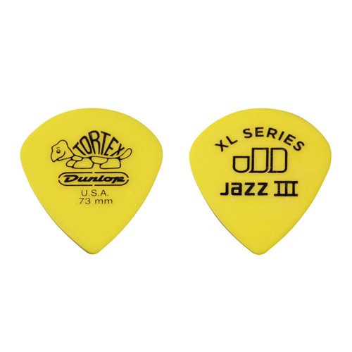 Product Cover Dunlop 498P.73 Tortex Jazz III XL, Yellow, .73mm, 12/Player's Pack