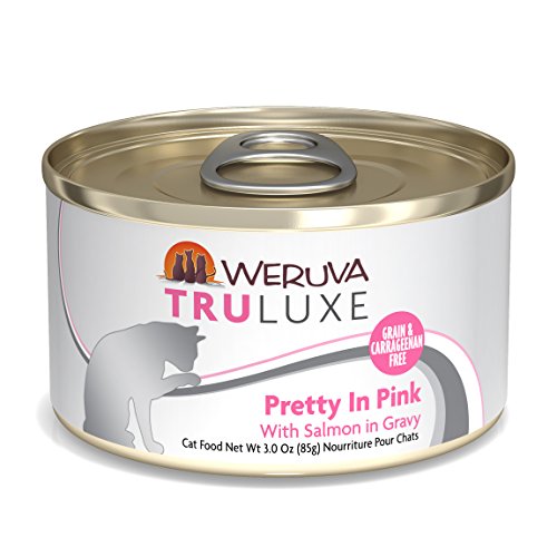 Product Cover Weruva Truluxe Cat Food, Pretty In Pink With Wild-Caught Salmon In Gravy, 3Oz Can (Pack Of 24)