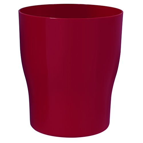 Product Cover Creative Bath Products GEM54RED Gem Plastic Waste Basket, Red