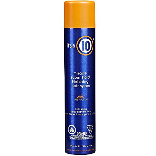 Product Cover It's a 10 Haircare Miracle Super Hold Finishing Spray Plus Keratin, 10 oz.
